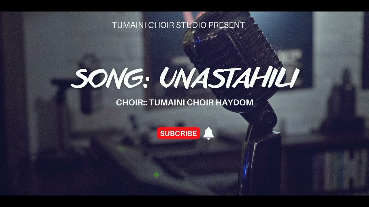 TUMAINI CHOIR HAYDOM -Unastahili ( official music Audio