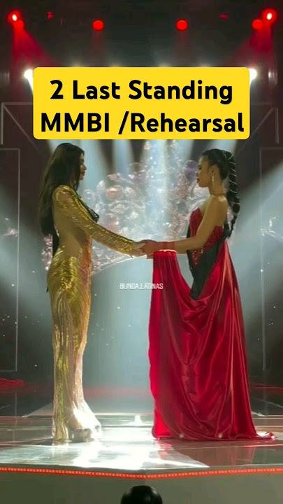 Melihat momen two last standing mmbi 2024 versi rehearsal.. #pageant #mmbi2024