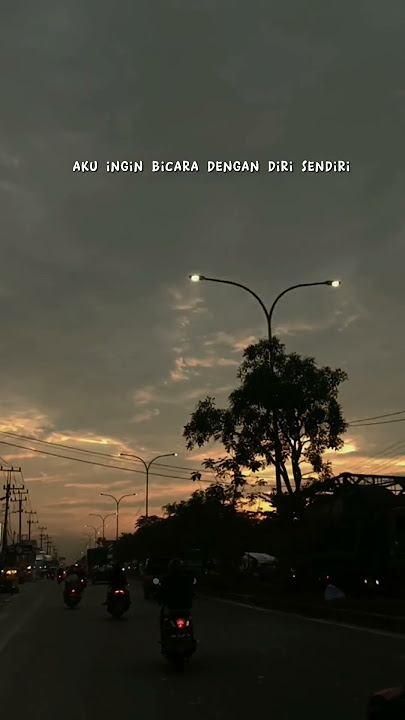 hanya ingin tenang bukan senang