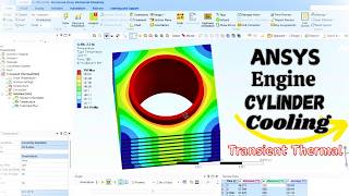 Ansys Transient Thermal | Fin Analysis | Engine Cooling simulation | Fin Transient Thermal Analysis