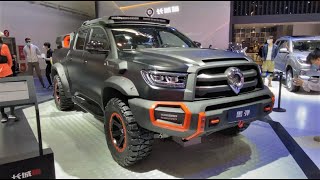 2021 GreatWall Pao BlackBullet Edition Walkaround—2020 Beijing Motor Show—2021款长城炮黑弹版外观与内饰高清实拍