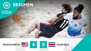 Concacaf Beach Soccer Championship 21: USAvCRC Highlights