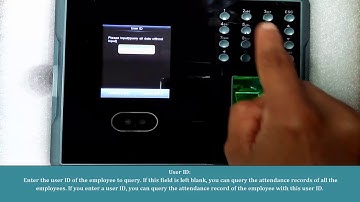 eSSL MB160 How to att search