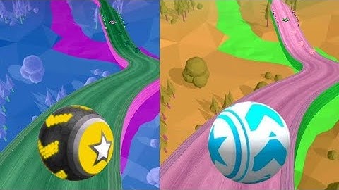 SAME LEVELS GOING BALL VS SKY ROLLING BALL GAME WALKTHROUGH IOS END ANDROID GAMEPLAY SPEED RUN 🏃‍♀️