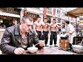 Action Movie! Thugs bully locals, only to get crushed by a noodle-eating guy who's a hidden master!