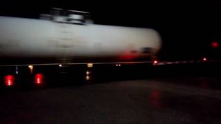 CSX Northbound tanker train probably empty ethanol