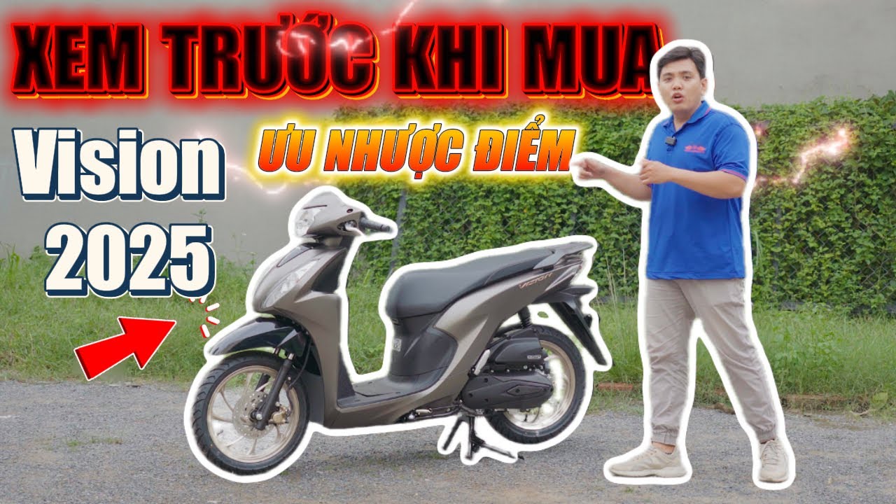 Honda Vision 2025 | Ưu – Nhược điểm cần biết trước khi mua xe tay ga quốc dân