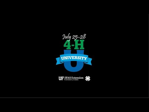 FLORIDA 4-H UNIVERSITY | HAVE YOU REGISTERED?