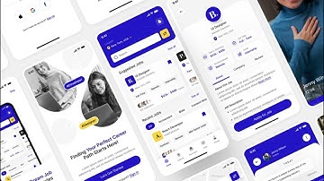 Job Finder Mobile Application UIUX Design | Job Search App | Job Finder App UI | UI Design | Figma