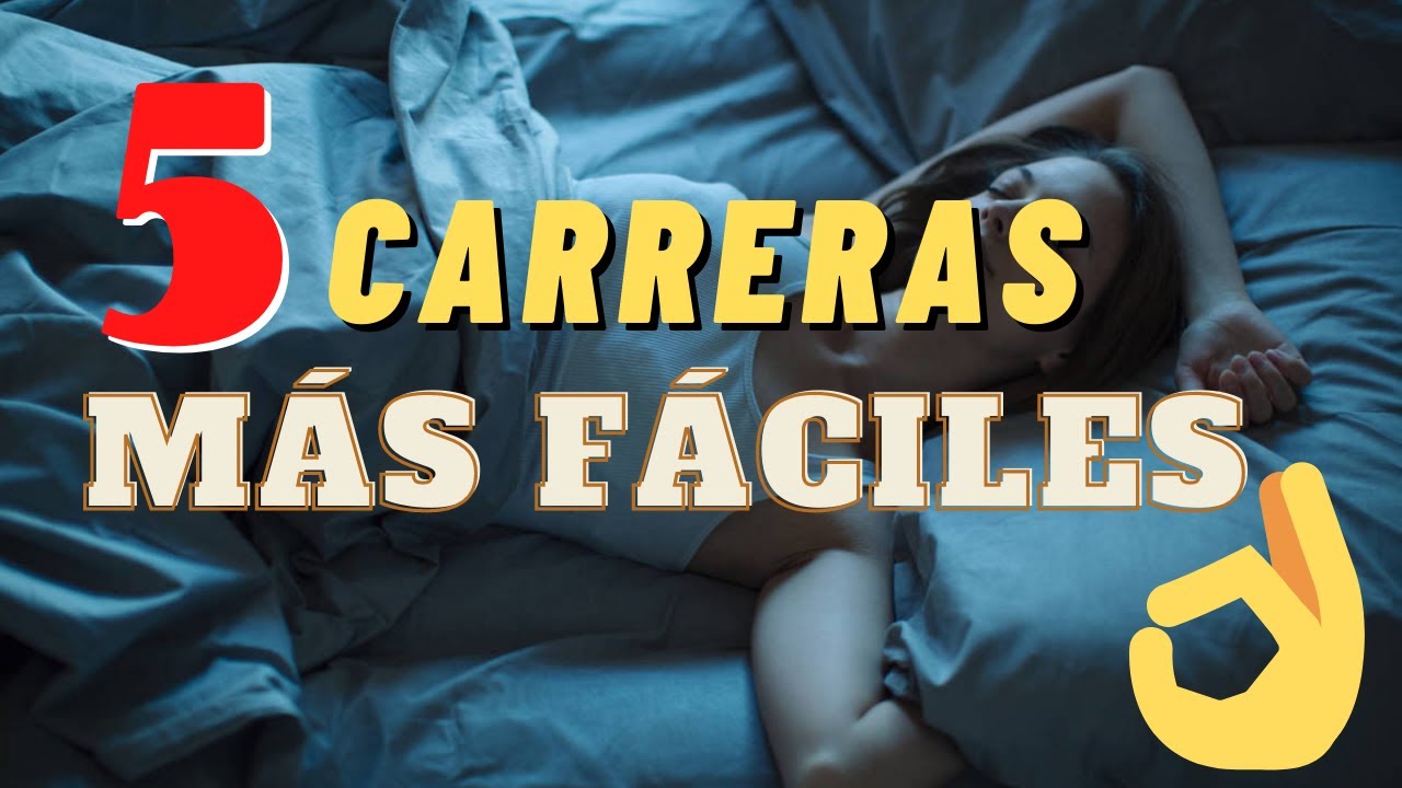 ✨Las 5 CARRERAS universitarias MÁS FÁCILES✨ (De España) - YouTube