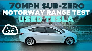 Tesla Model 3 Long Range Motorway Range Test (MIC)