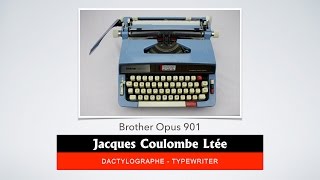 Machine À Crire Brother Opus 901 - Comment Installer Le Ruban