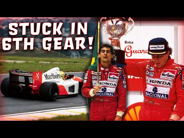This is How Ayrton Senna Won The 1991 Brazilian Grand Prix - YouTube