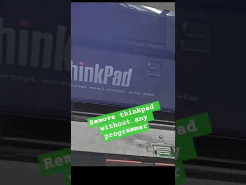 thinkpad Supervisor Password unlock without any tools #thinkpad #laptop #unlock #svod #bios #shorts