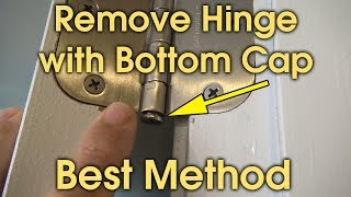 Remove Door Hinge Pin with Bottom Cap