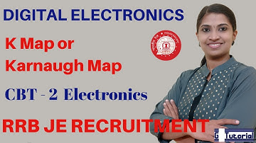RRB JE Classes in English | K Map or Karnaugh Map - Digital Electronics | SSC CGL | Gate Exam