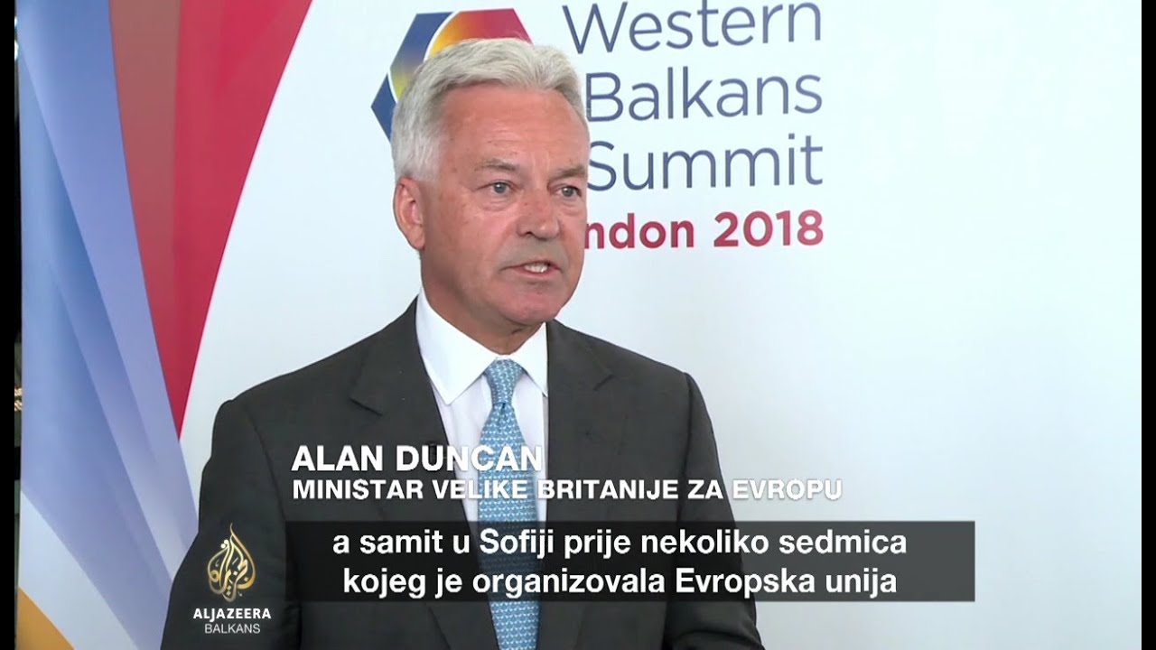 دنكان يتحدث عن علاقة بريطانيا المستقبلية مع غرب البلقان