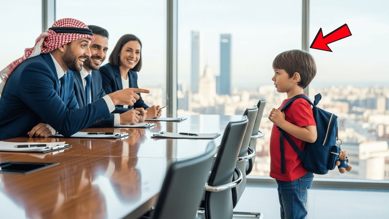 HABLO 9 IDIOMAS — DIJO EL HIJO DE LA EMPLEADA POBRE    Y EL MILLONARIO ÁRABE SE RÍE, PERO INTR