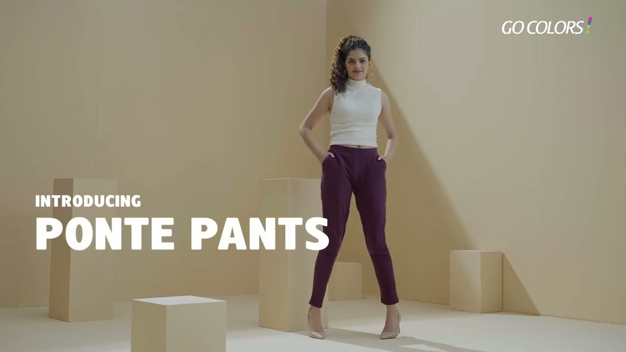 Wear a crisp white button down or a tee, our Ponte Pants are the perfect for every occasion!