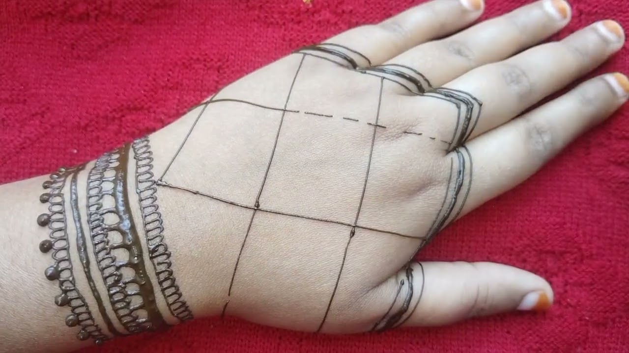 Heart mehndi design back hand mehndi design simple mehndi design @heenabyshana 