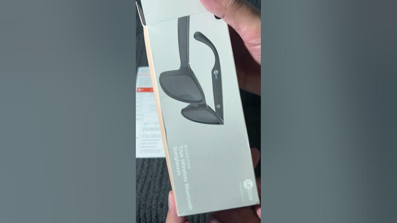 Lenovo Lecoo C8 Lite Smart Wireless Bluetooth Glasses Headset Unboxing