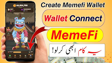 Create Wallet on Memefi & all details || Memefi wallet kaise connect kare