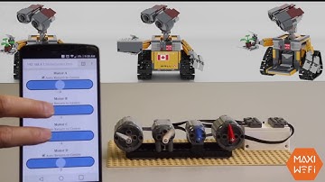 MaxiWifi Control Lego motors with PWM