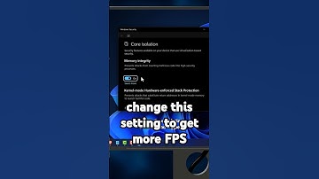 How to Instantly Boost FPS by Disabling Core Isolation on Windows