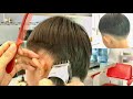 CHIA SẺ, CẮT BẰNG CỮ, Tóc Chải Tầng Thấp, Bình Dân, Cho AE Mới Vào Nghề Tham Khảo | Men’s Haircut