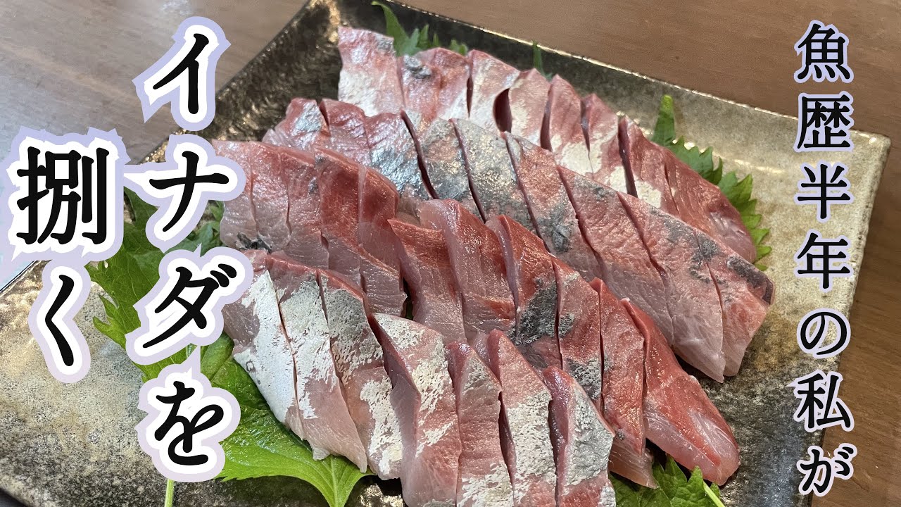 ただただイナダを捌くだけの動画😊イナダ ぶり 魚 刺身 - YouTube