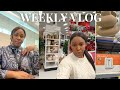 Weekly vlog   shopping at targetwalmart  amazon unboxing natural hair update   more