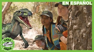 Misión secreta en el parque T-rex 🤫 | Videos de dinosaurios y juguetes para niños