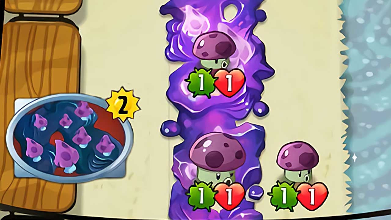 Plants vs Zombies Heroes Mushroom Grotto Gameplay with new Shamrocket