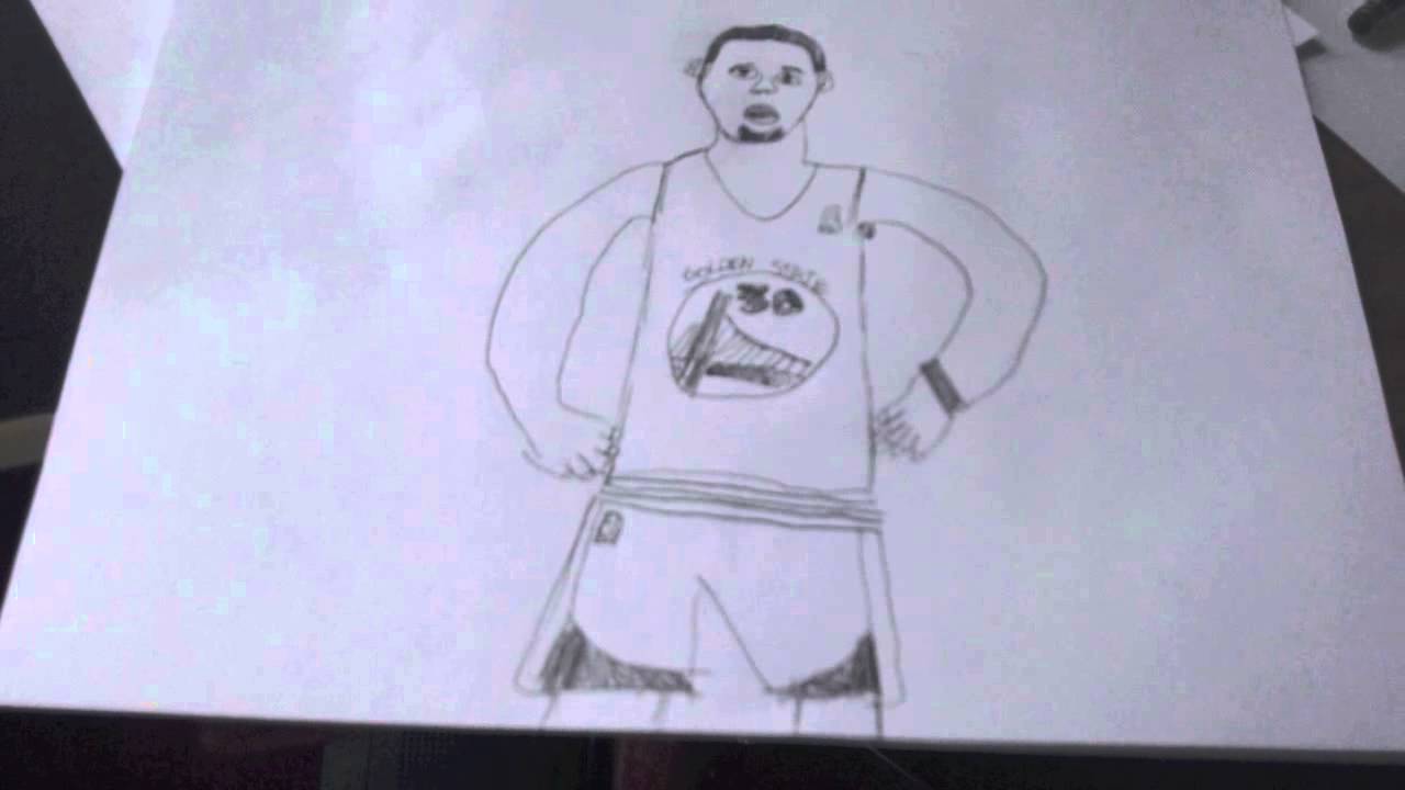 drawing stephen curry - YouTube