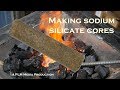 Making sodium silicate cores