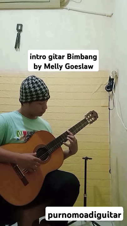 intro gitar Melly Goeslaw - Bimbang, fingerstyle cover by purnomo adi
