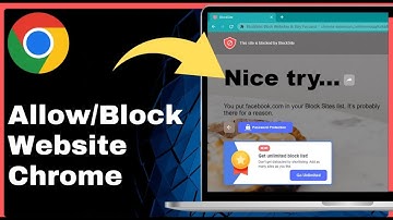 How to Allow or Block a Website on Chrome Laptop 2025