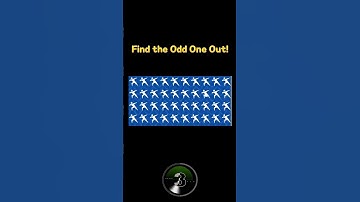 How good are your eyes? Find the Odd One out! #oddoneout #eyetest #visualchallenge #visualpuzzles