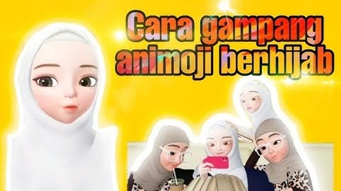 CARA GAMPANG ANIMOJI WANITA BERHIJAB ZEPETO DI ANDROID BARU #zepetohijab #tutorial #animojiandroid