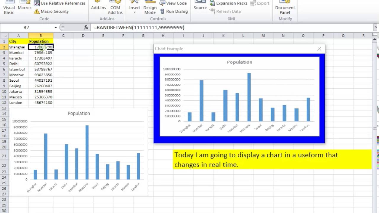 Vba Userform Chart