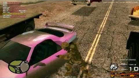 Gameplay  MTA on  Zombie server : Zombie Hell Party