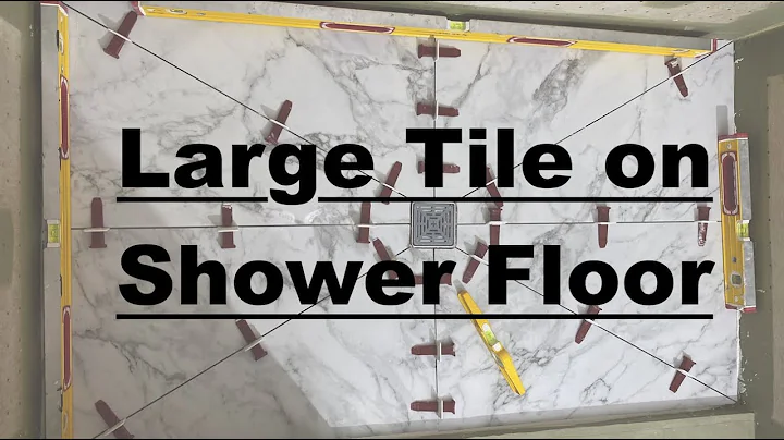 Say Goodbye to Grout Problems: Installing Large Format Tile on Your Shower Floor