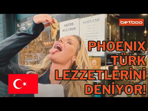 Phoenix Marie Londra'da Türk Lezzetlerini Deniyor!