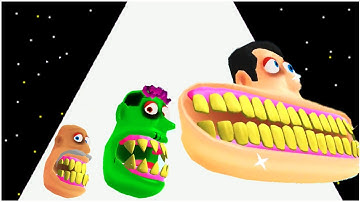 Teeth Runner - Gameplay Walkthrough - Levels 1-10