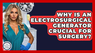 Why Is An Electrosurgical Generator Crucial For Surgery? - The Operating Table