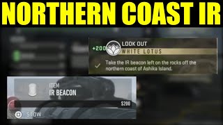 How to &quot;Take the ir beacon left on the rocks off the northern coast of Ashika island&quot; Location | DMZ
