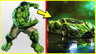 AVENGERS but SUPER CARS VENGERS 🔥 All Characters (marvel & DC) 2024