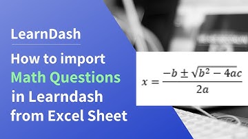 Horizontal division math quiz import in  Learndash.
