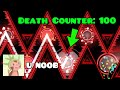 100 DEATHS TO JONATHAN💀 (The Yangire FAIL MONTAGE) | Geometry Dash