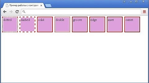 Уроки по CSS3 | Контур элемента. Свойство outline